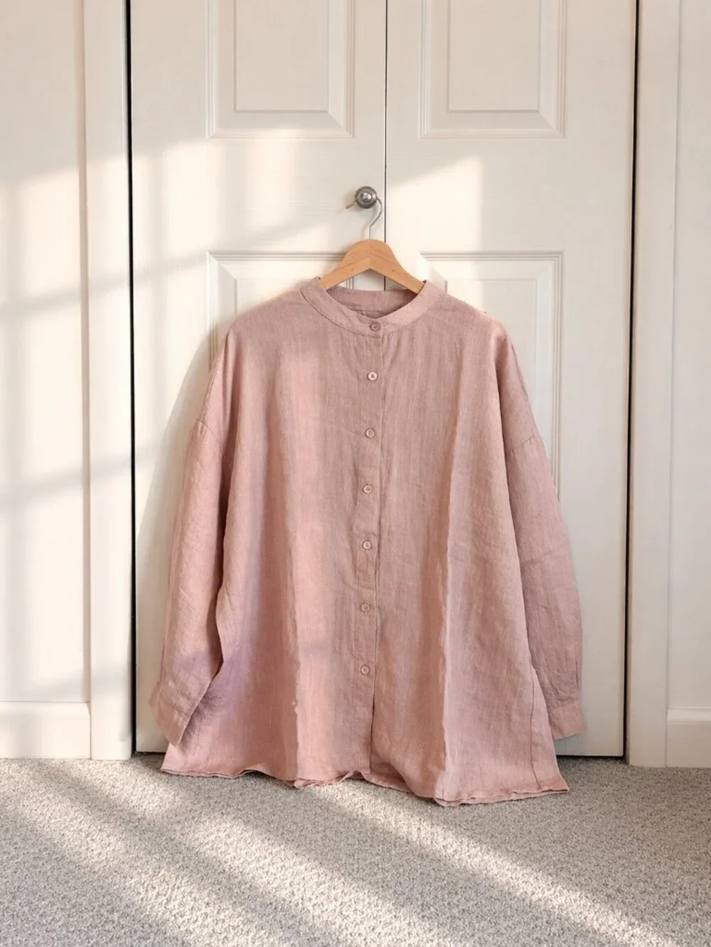 100% Hemp Blush Pink Shirt - Brand New with Tags - Picture 2 of 7